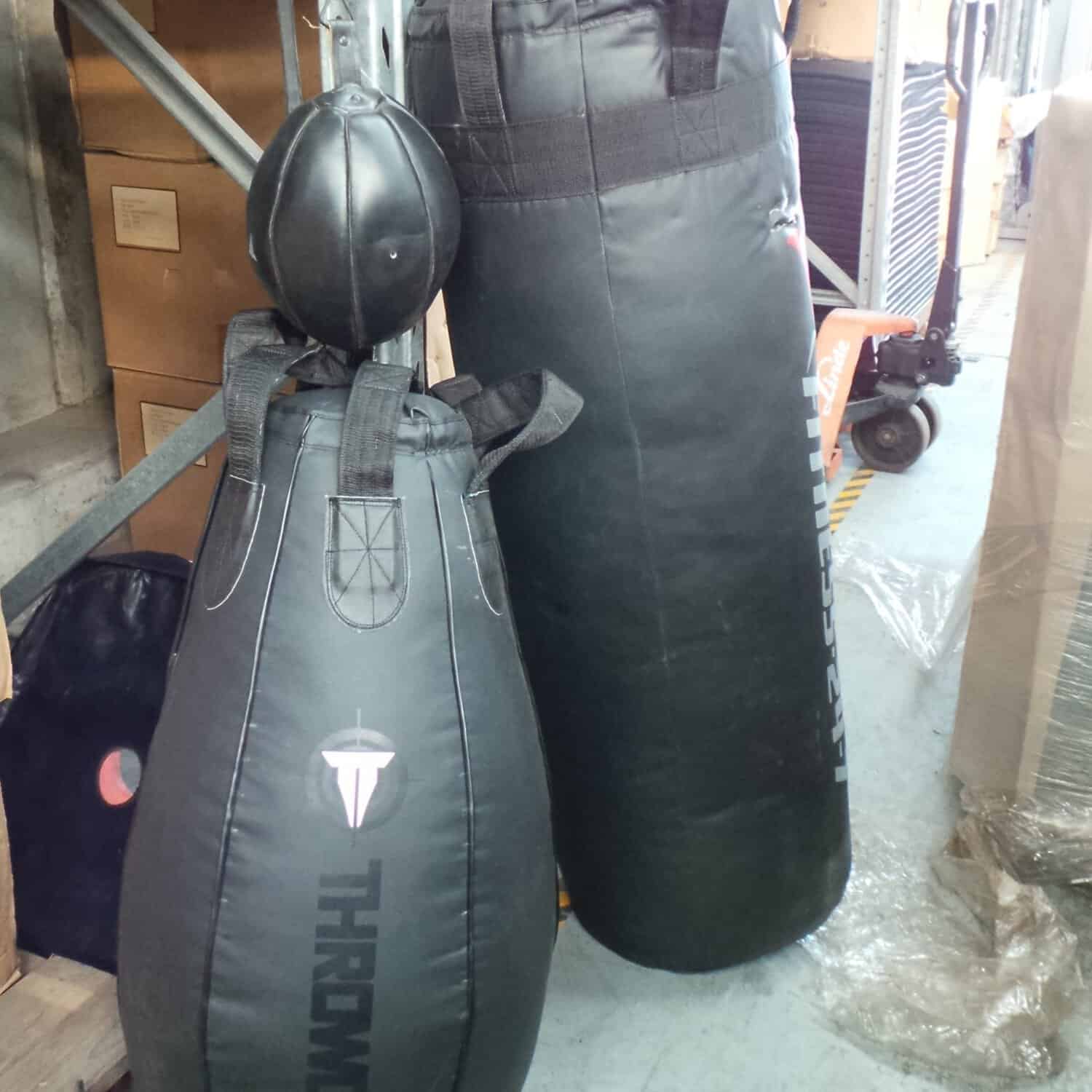 Floor to Ceiling Ball and 2 Punching Bags | Grays Fitness