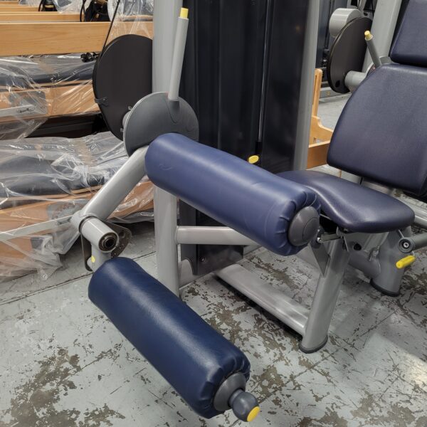 Technogym Selection Leg Curl - Silver Frame Navy Upholstery - Image 8