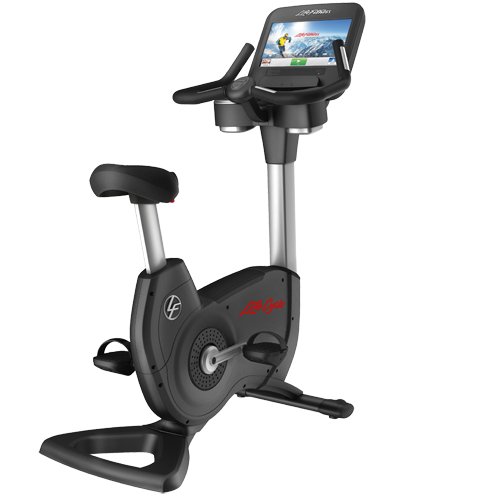 Life Fitness 95C Upright Indoor Exercise Bike Elevation Series Discover SE