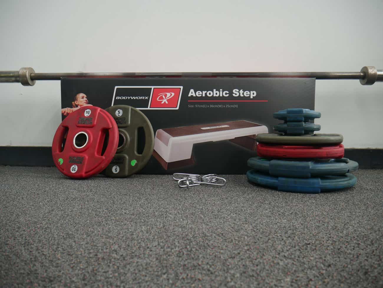 Body Pump Package with Olympic Barbell! Grays Fitness