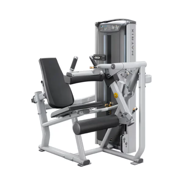 Matrix Versa Seated Leg Curl Red Upholstery Grays Fitness