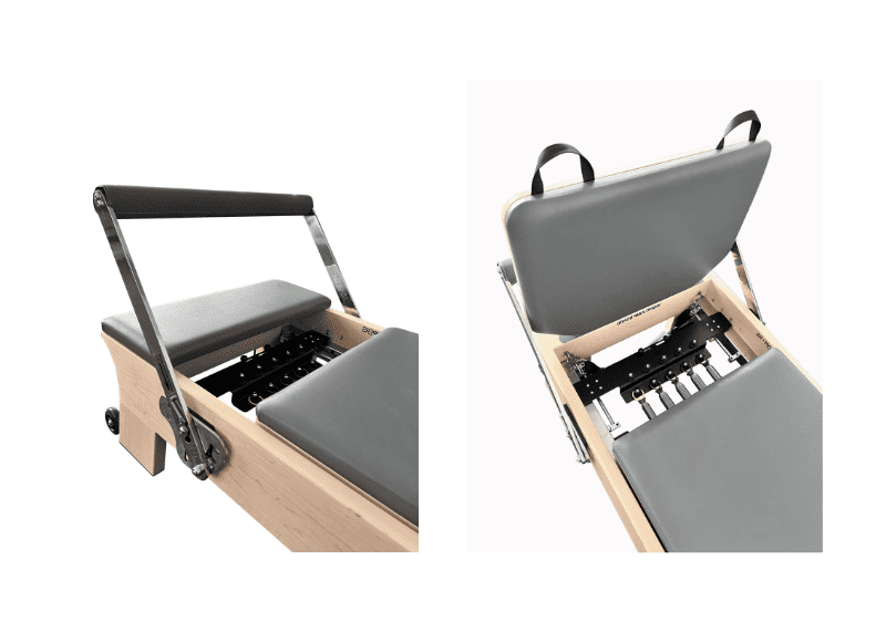 Premium Volt Pilates Q2 Pro Maple Wood Studio Reformer Grays Fitness