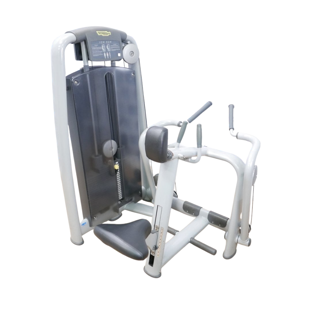 Technogym Selection Low Row - Silver Frame Navy Upholstery | Grays