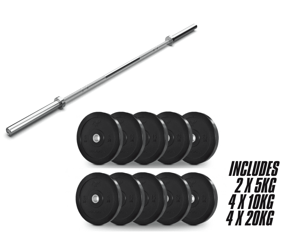 Bar and Weight Package Grays Fitness