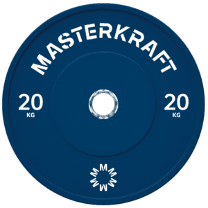 Masterkraft Elite Bumper Plates-20Kg (Blue)