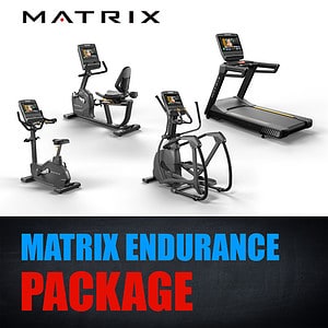 10 Piece Matrix Endurance Cardio Fitout Package with Touch Console
