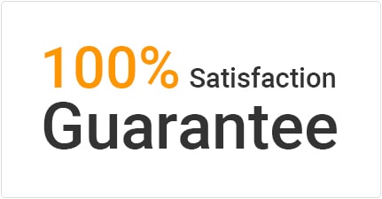100 satisfaction guarantee